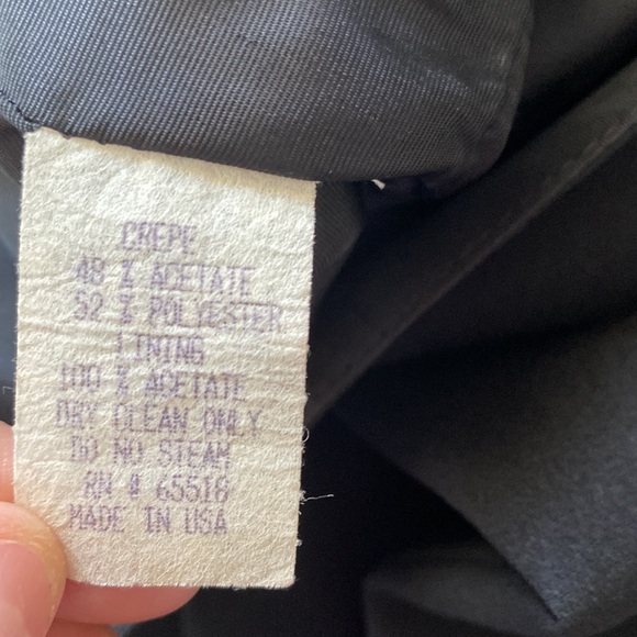 Vintage Patra Womens Long Black Dress Size 8 - Picture 7 of 7